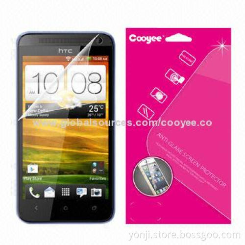 Matte Screen Protector and Package for HTC Desire 501, Anti-fingerprint, Anti-glare, Made of PET